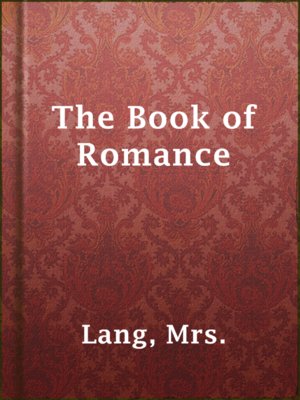 The Book of Romance - ebook
